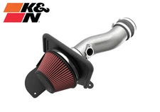 K&N Gunmetal Gray Cold Air Intake Kit w/ Oiled Filter For 21-25 Acura TLX 2.0L