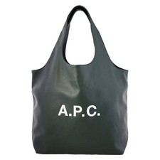 A.P.C. Ninon Tote Bag in Dark Green PUABO-M61565-VERT FONCE