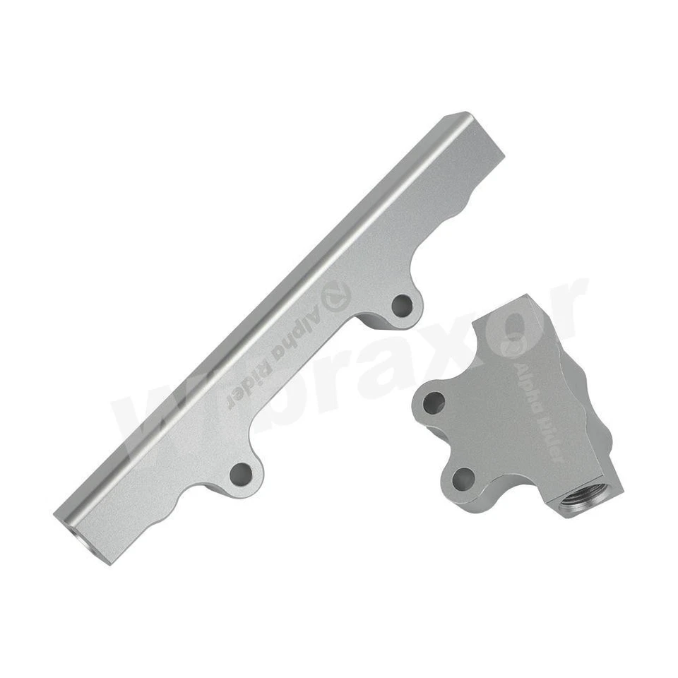 For Mazda RX-7 TII 86"-91" Rotary Series 4,5 13B Billet EFI Fuel Rails - Silver - Image 4 of 4