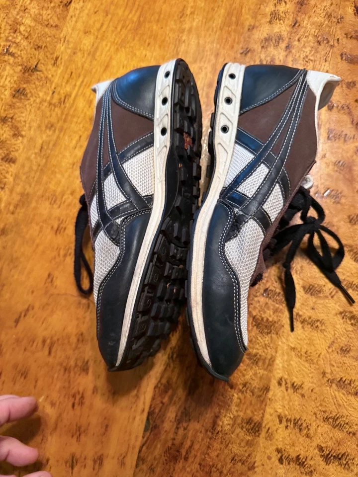 shoe tokuten unisex BROWN /black/white sneakers onitsuka tiger running SZ 9 A13 - Image 2 of 4