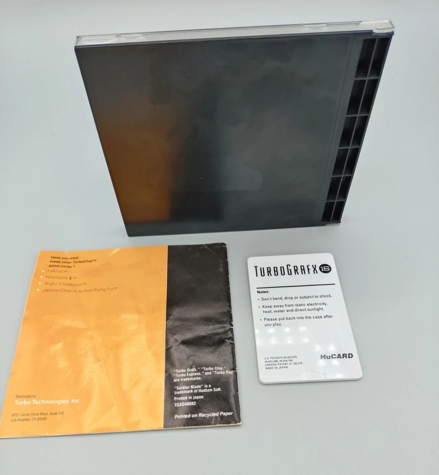 Soldier Blade (TurboGrafx-16, 1992) Rare Complete Copy CIB - Image 2 of 3