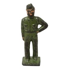 Vintage Arcade Cast-Iron Toy Gas Station Attendant Figurine