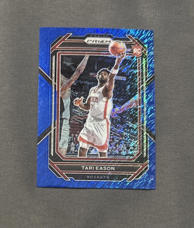 2022-23 Panini Prizm - Tari Eason - Blue Shimmer Prizm RC #258 SSP /35 🚀🚀