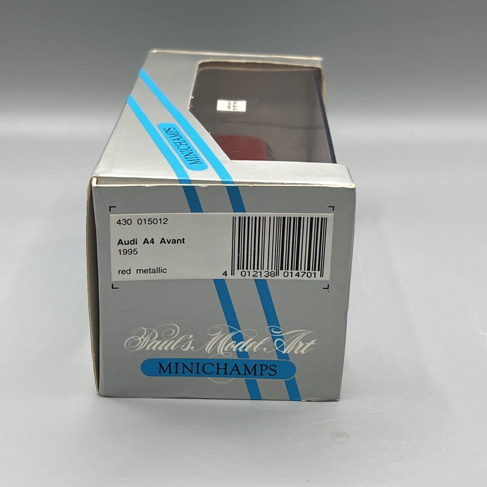 Minichamps 1/43 Scale 1995 Audi A4 Avant Red Metallic 430015012 FREE FAST P&P - Image 2 of 4
