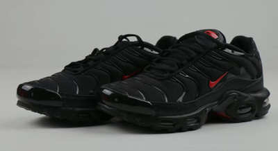 Nike Air VaporMax Plus TN Sports Air Cushion Men's black red Shoes