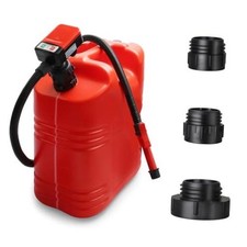 Fuel Transfer Pump Battery Powered With Automatic Stop Nozzle: 3 Adapters for