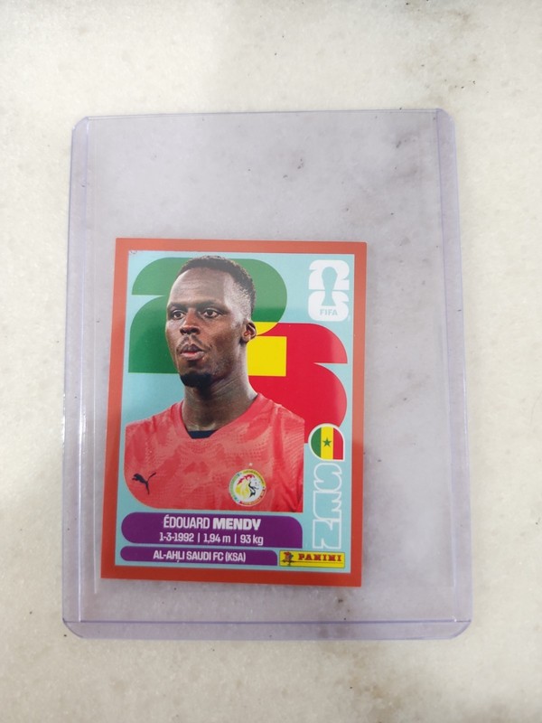 Edouard Mendy 2026 Panini FIFA World Cup Sticker Red Border SEN 2