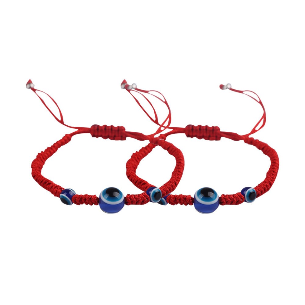 2 PCS Red String Bracelet Miss Knotted Thread