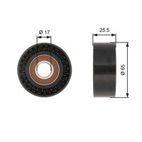 Umlenk FÜHrungsrolle Keilrippenriemen Gates T36394 FÜR Alfa Romeo