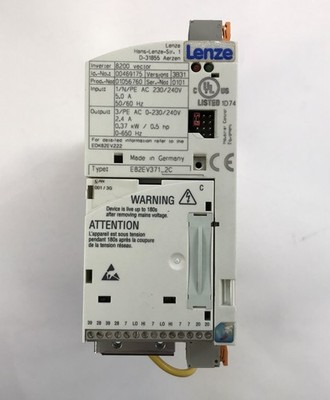 Lenze 8200 Vector VFD EDK82EV222 Frequency Converter 0,37Kw E82EV371_2C 00469175
