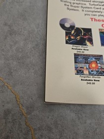 TURBOGRAFX 16 CD Turbo Force Game Magazine January 1993 Volume 3 *Great cond*