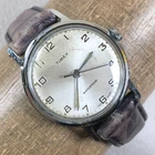 Vintage Timex Marlin Women Dress Brown Leather Mechanical Wind 31mm Watch 6 1/2"