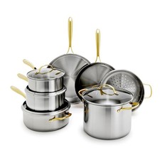 GreenPan Stainless Steel Cookware Set, 11 Piece