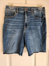 Girls Old Navy Size 14 Plus Extra High Rise Rockstar Jeggings Shorts Frayed