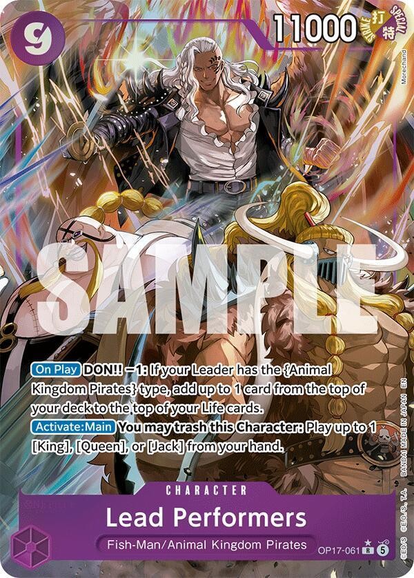 Lead Performers (Alternate Art) Foil R The World's Strongest Warriors - OP17-061
