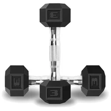 Versatile 3 LB Dumbbell Set for Strength Training - Non-Slip & Durable