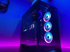 Vertically Mounted RTX 3070 Water cooled I9 9...