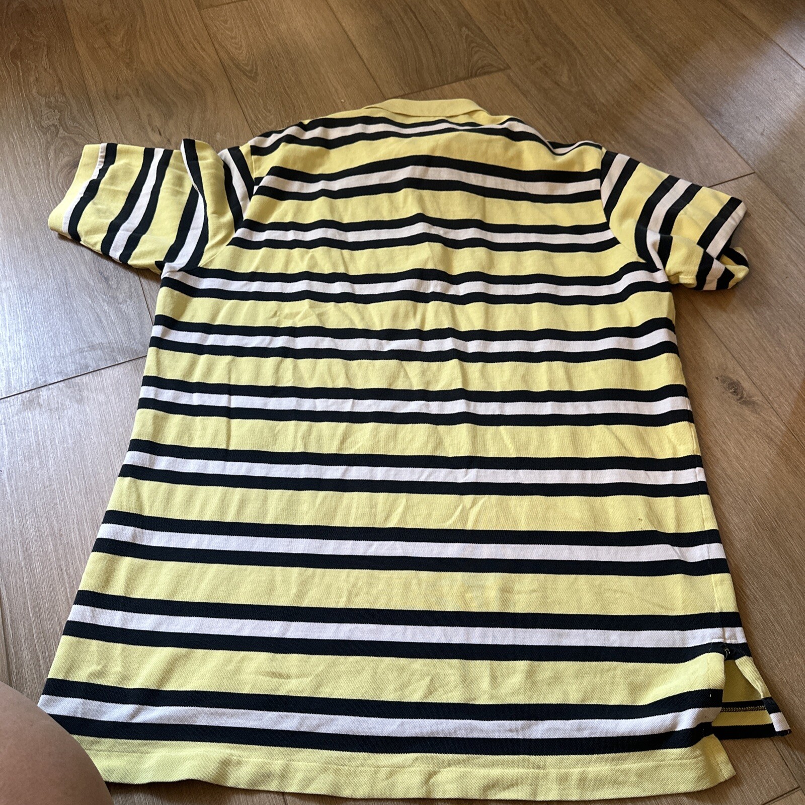 POLO GOLF RALPH LAUREN Mens  Polo Shirt Size X-Large Yellow Blue Stripe thumbnail 7