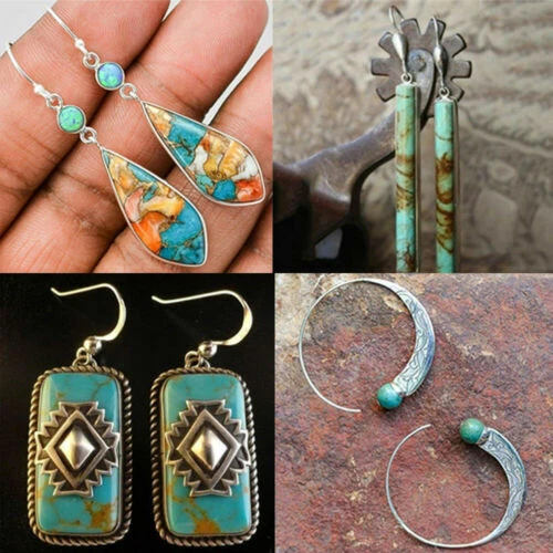 Bohemian Silver Plated Fashion Earrings