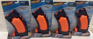 Lot of 4 Nerf Super Soaker Banana Clip Refill 20oz Capacity Water 2011 Hasbro
