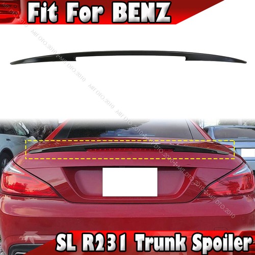 FIT 1221 PAINTED MERCEDES BENZ SL R231 REAR BOOT TRUNK SPOILER SL300