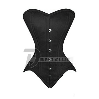 26 Double Steel Boned Waist Training Brocade & Cotton Underbust Shaper Corset 26 Double Steel Boned Waist Training Brocade & Cotton Underbust Shaper Corset