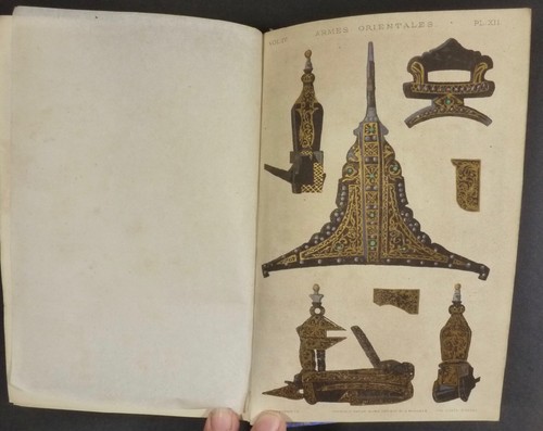 1874 Art & Antiques Musee de Fol Collection 4-volume Catalog w/ Chromo Plates - Picture 10 of 12