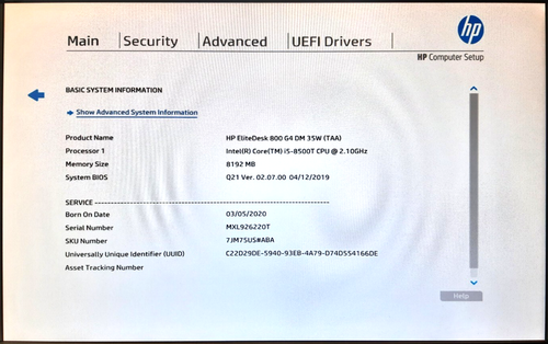 (x10) HP EliteDesk 800 35W G4 DM Intel Core i5-8500T 2.10GHz 8GB-16GB RAM NO SSD - Afbeelding 12 van 18