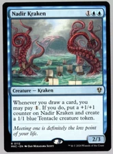 Nadir Kraken 0112 Non Foil Rare Murders at Karlov Manor MTG Near Mint