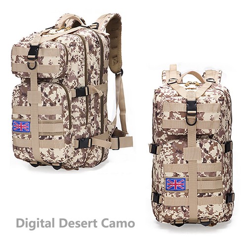 35L Outdoor Military Tactical Army Backpack Rucksack Camping Hiking Trekking Bag - Picture 18 of 20