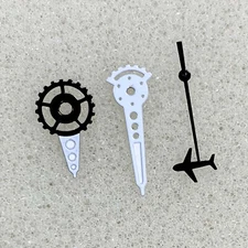 Green Luminous Three Watch Hand Set Watch For Japan NH35/NH36/4R/7S Movement