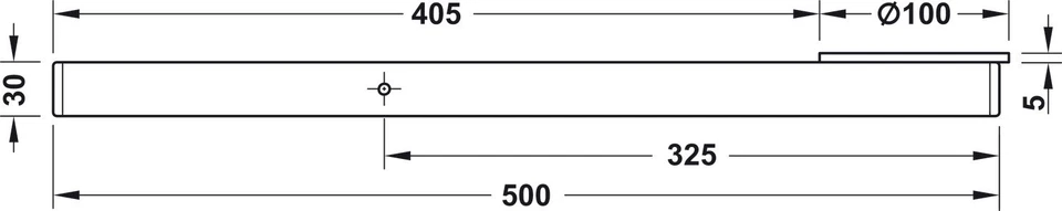 Häfele Schwenkträger für Tischplatte Tischerweiterung 400-600 mm Platte 80 kg - Bild 4 von 4