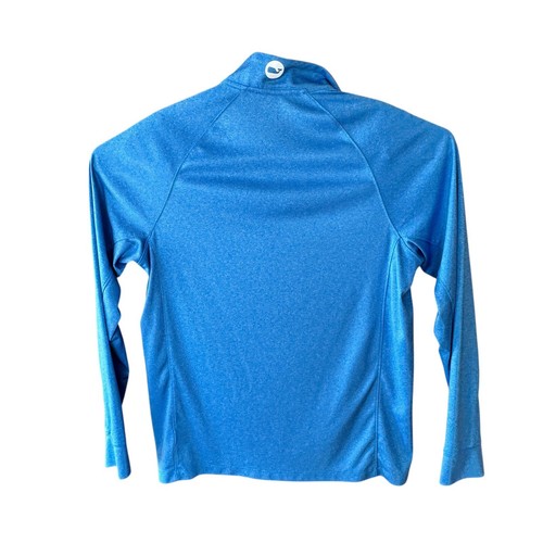 Vineyard Vines 1/4 Zip Performance Pullover Girls XL 18 Blue Long Sleeve Comfort - Picture 6 of 10