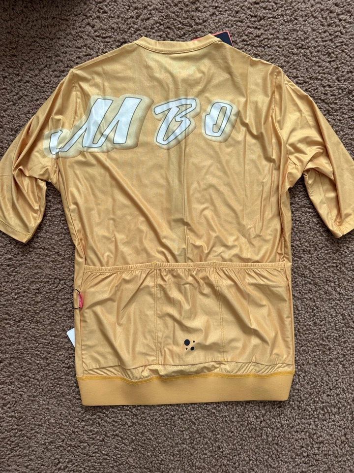 Мужская тренировочная футболка MBO Cycling Prime SC101-Gold Small - Изображение 2 из 4