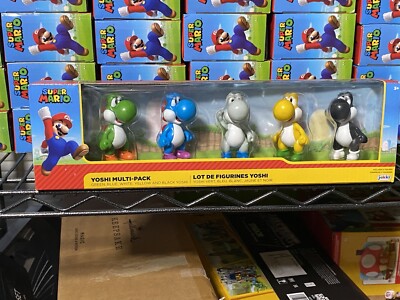 The World of Nintendo Super Mario Bros 5 Yoshi Multi Pack Jakks Pacific. New