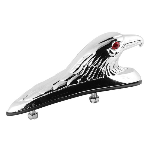 Lo último Guardabarros Guardabarros Delantero Coche Motocicleta Decoración Adorno Cabeza de Águila Estatua - Imagen 8 de 10