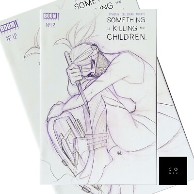 Something is Killing the Children #12 Peach MoMoKo Sketch VAR Boom Studios SIKTC