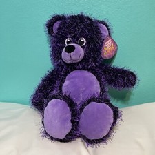 Sugar Loaf Puple and Black Bear Plush NWT