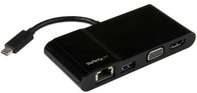StarTech USB-C Multiport Adapter für Laptops - 4K HDMI oder VGA - GbE - USB 3.0