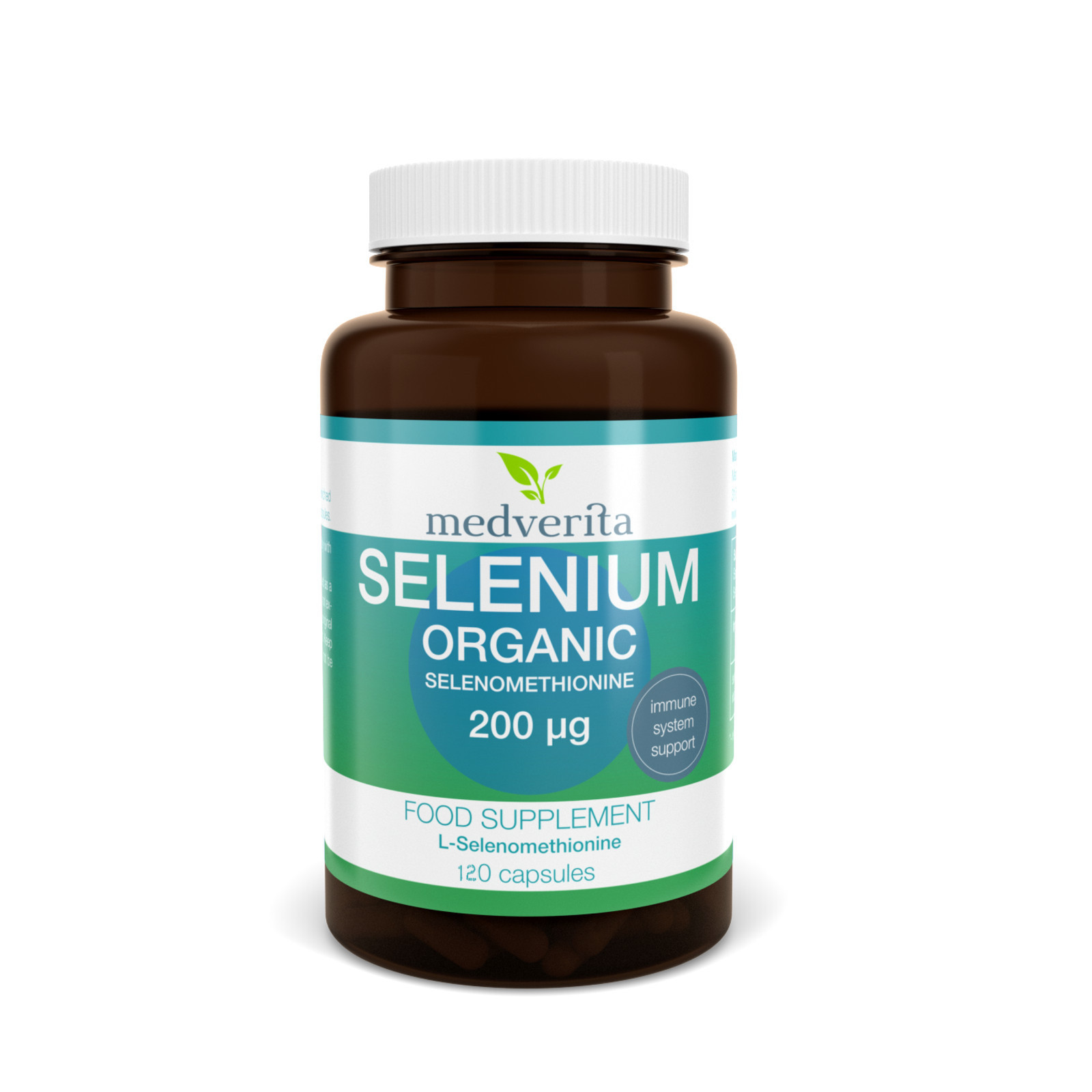 120 caps Organic Selenium 200mcg from YEAST +Inulin (PREBIOTIC FIBRE) NO FILLERS