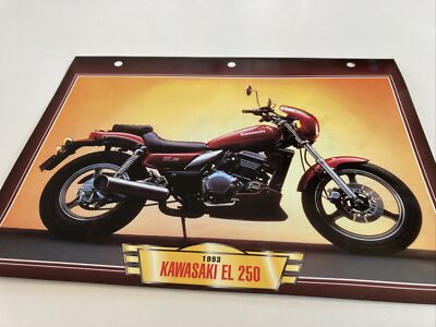 Kawasaki EL250 Eliminator 1993 250 EL Motorcycle Passion Kawasaki EL250 Eliminator 1993 250 EL Motorcycle Passion
