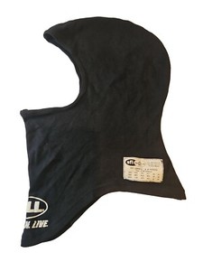 Bell Single Eyeport Nomex Head Sock SFI Spec 3.3 Hood Racing Black
