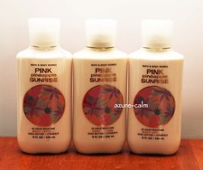 Bath Body Works PINK PINEAPPLE SUNRISE 8 ozs Body Lotion x 3