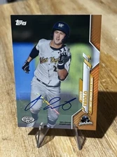 Jared Triolo /25 ORANGE PROSPECT AUTO SP 2020 Topps Pro Debut Autograph 