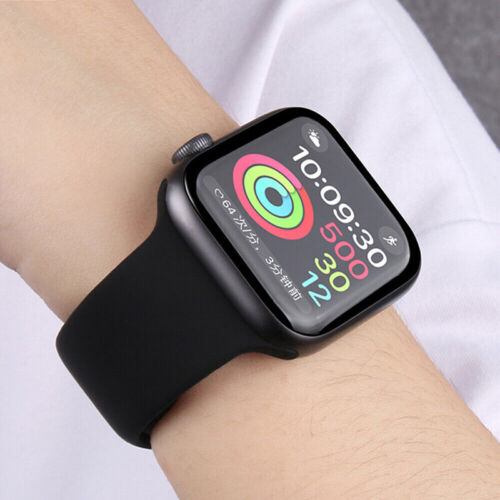 Cinturino Silicone Sport 40/44/41/45/49mm per Apple Watch Serie 9 8 7 6 5 4 SE - Foto 4 di 69