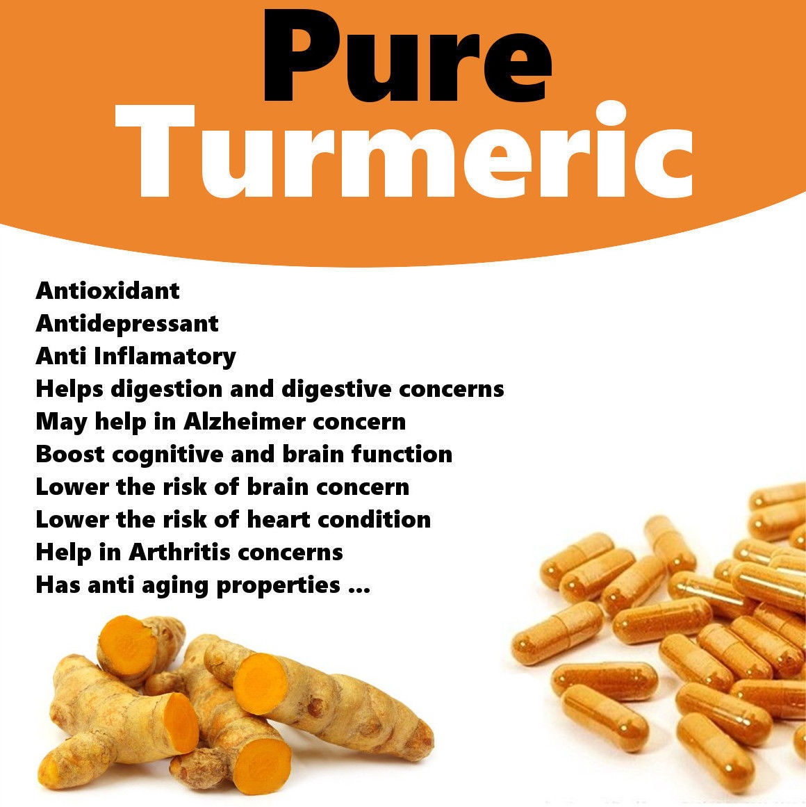 Turmeric Capsules 720mg Curcumin Tumeric Weight Loss All Natural 100