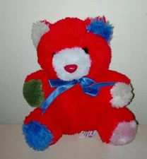 Original Sanagens Red Bear Plush New Gift Idea Plush Soft Toys  
