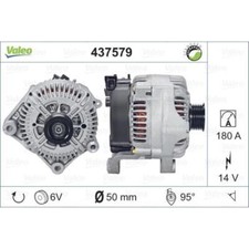 Generatore alternatore Valeo 180A 14V per BMW Serie 6 Cabriolet E64 Serie 7 G11 G12