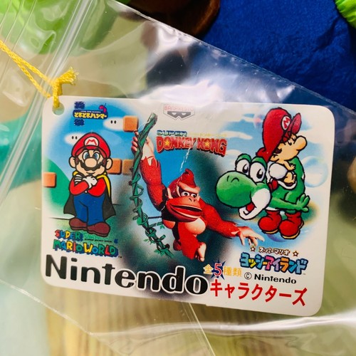 Banpresto 1996 Nintendo Characters Squeaky Hammer Plush Doll Mario & Luigi - Picture 4 of 12