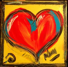 HEART  CITY    Abstract Modern CANVAS Original Oil Painting G787TscT